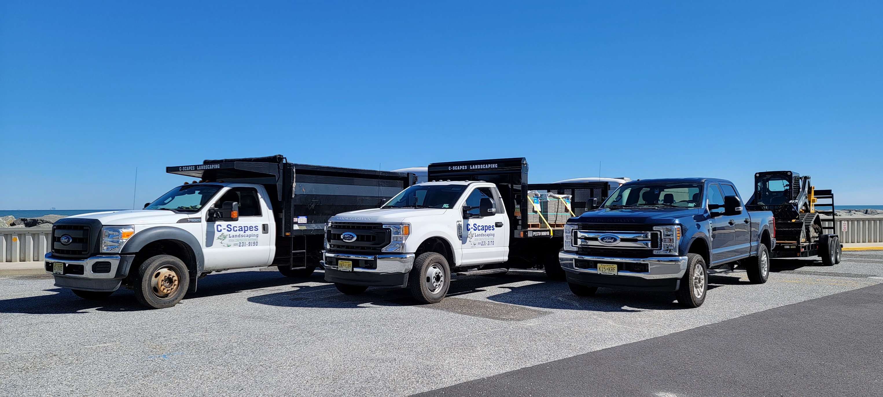 Landscaping work